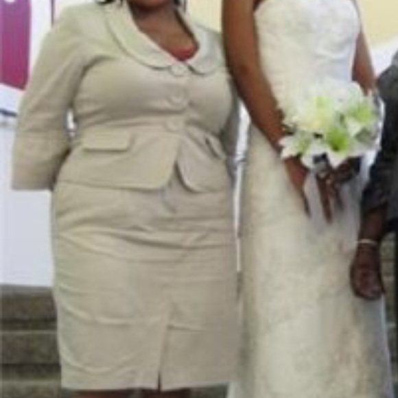 2 piece skirt suit